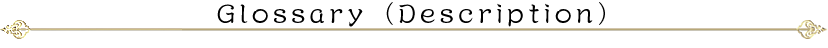 Glossary (Description)